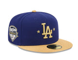 New Era Los Angeles Dodgers Gold 2025 World Series Champions Patch Kids 59fifty Fitted Cap