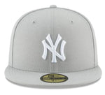 New Era New York Yankees Gray Fashion Color Basic 59fifty Fitted Cap