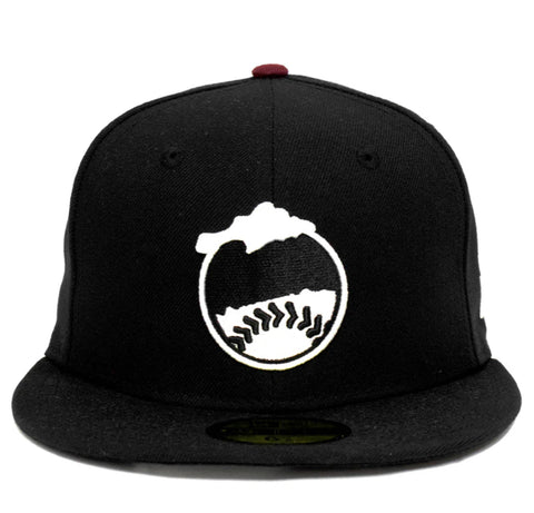 New Era Tomateros de Culiacán Logo Element Black & White 59fifty Fitted Cap