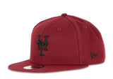 New Era New York Mets Red Wine 9fifty Snapback Cap