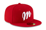 New Era MX Diablos Rojos del Mexico LMB 100th Years Anniversary On-field 59fifty Fitted Cap