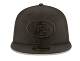 Black on Black Basic 59fifty Fitted Cap