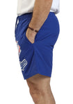 Mitchell and Ness Los Angeles Dodgers  Royal Vintage Multi-Hit Nylon Shorts