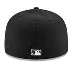 New Era Texas Rangers Basic Black & White 59fifty Fitted Cap