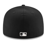 New Era Texas Rangers Basic Black & White 59fifty Fitted Cap