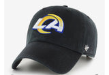 ‘47 Los Angeles Rams Black Clean Up Cap