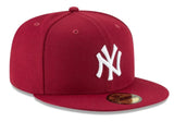 New Era Los New York Yankees Cardinal Fashion Color Basic 59fifty Fitted Cap