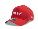 New Era MX Diablos Rojos del Mexico Multi Logo Green UV 9forty A-Frame Snapback Cap