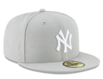 New Era New York Yankees Gray Fashion Color Basic 59fifty Fitted Cap