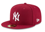 New Era Los New York Yankees Cardinal Fashion Color Basic 59fifty Fitted Cap