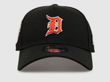 New Era Detroit Tigers 'Black And Team Color' 9forty A-frame Snapback Cap