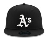 New Era Oakland Athletics Black and White 9Fifty Snapback Cap