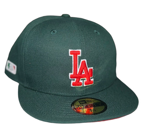 New Era 59Fifty Mexico City Diablos Rojos de Mexico Fitted Hat Scarlet Red  White