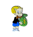 Thehatdog1 Richie Rich Money Bag Pin