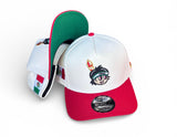 New Era Yaquis de Obregón 2tone Mexico Flag Patch Green UV 9fifty A-frame Snapback Cap