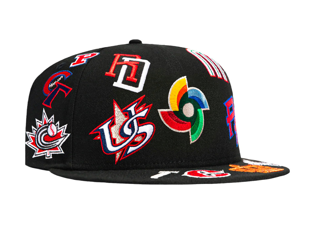 Wbc Baseball Cap New Era All Over World Baseball Classic WBC 59fifty Fitted Cap – The ...