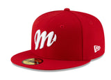 New Era MX Diablos Rojos del Mexico LMB 100th Years Anniversary On-field 59fifty Fitted Cap