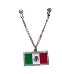 Thehatdog1 Mexico flag Diamonds Chain Pin