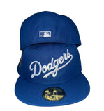 New Era Los Angeles Dodgers Script 40th Anniversary Patch 59fifty Fitted Cap