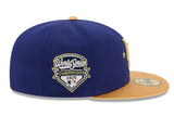 New Era Los Angeles Dodgers Gold 2025 World Series Champions Patch Kids 59fifty Fitted Cap