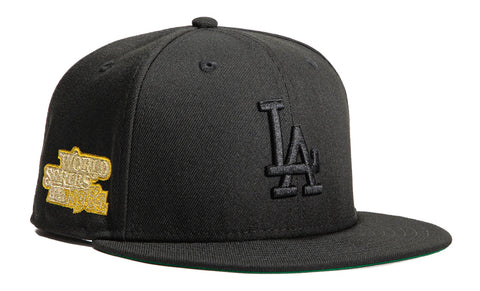 New Era Los Angeles Dodgers Gold Digger 1981 World Series Patch 59fifty Fitted Cap