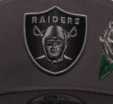 New Era Las Vegas Raiders ‘Gray Tonal Roses’ 9forty A-frame Snapback Cap