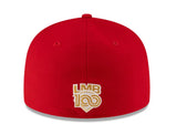 New Era MX Diablos Rojos del Mexico LMB 100th Years Anniversary On-field 59fifty Fitted Cap