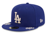 New Era Los Angeles Dodgers MLB Wordmark Script 59fifty Fitted Cap