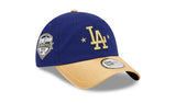 New Era Los Angeles Gold 2025 World Series Champions Patch  Casual Classic 9twenty Adjustable Cap