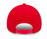 Scarlet Red on White 9forty A-frame Snapback Cap