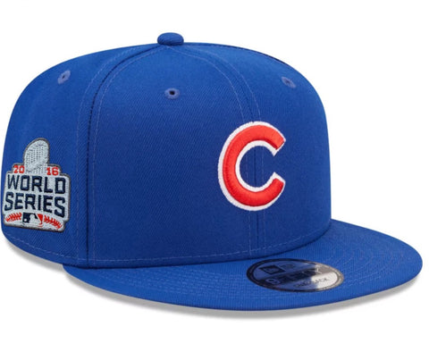 New Era Chicago Cubs 2016 World Series Royal 9Fifty Snapback Cap
