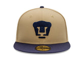 New Era MX Pumas de la UNAM 2tone Gold Core 59fifty Fitted Cap