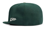 New Era Mexico Script Dark Green Aztec Calendar Patch 59fifty Fitted Cap