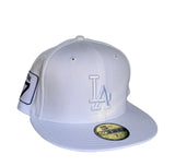 New Era Los Angeles Dodgers Fashion Color White  Shohei Ohtani Patch 59fifty Fitted Cap