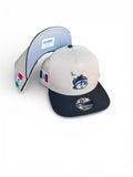 New Era Yaquis de Obregón 2tone Mexico Flag Patch Gray UV 9fifty A-frame Snapback Cap