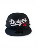 New Era Los Angeles Dodgers Wordmark Clayton Kershaw #22 59fifty Fitted Cap