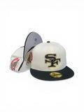New Era San Francisco 49ers 2tone 30th Anniversary Super Bowl Patch 59fifty Fitted Cap