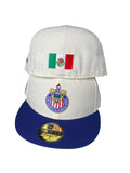 New Era Club Deportivo del Guadalajara Chivas Icey UV 115th Anniversary Patch 2tone 59fifty Fitted Cap