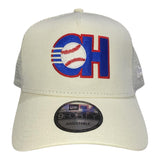 New Era MX Charros de Jalisco Retro Logo 9forty A-frame Trucker Snapback Cap