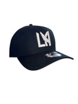 New Era Los Ángeles Football Club Black & White A-frame 9forty Snapback Cap