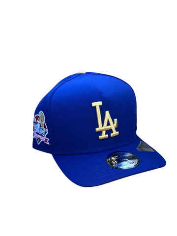New Era Los Angeles Dodgers Gold 2024 Royal 9fifty A-frame Snapback Cap
