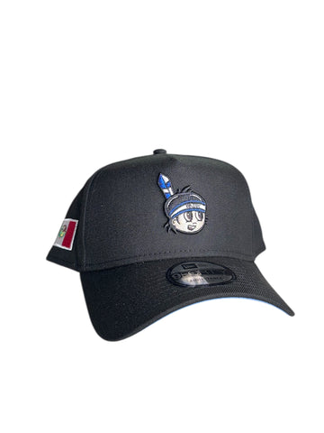 New Era Yaquis de Ciudad Obregón México Flag Patch Icey UV 9forty A-frame Snapback Cap