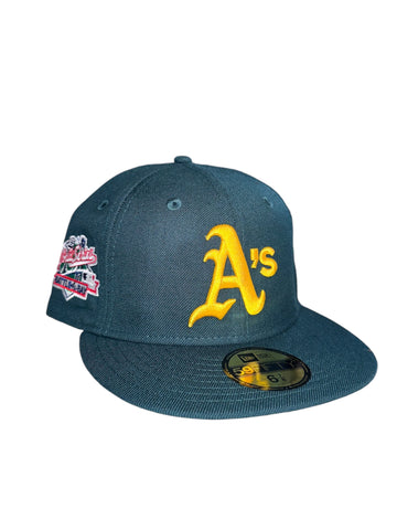 New Era Oakland Athletics Battle of the Bay Patch Pink UV 59fifty Fitted Cap