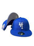 New Era Los Angeles Dodgers Upside Down Logo 40th Anniversary Patch Gray UV 59fifty Fitted Cap