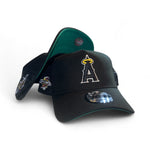 New Era Los Angeles Angels of Anaheim 2002 World Series Patch Trucker 9forty A-frame Cap