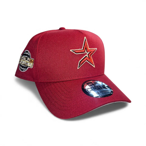 New Era Houston Astros 2005 World Series Patch A-frame 9forty Snapback Cap