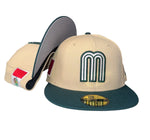 New Era México Béisbol Two Tone Vegas Gold/Dark Green 59fifty Fitted Cap