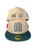 New Era México Béisbol Two Tone Vegas Gold/Dark Green 59fifty Fitted Cap