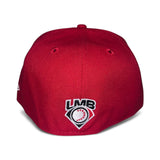 New Era Diablos Rojos Del Mexico Scarlet 59fifty Fitted Cap
