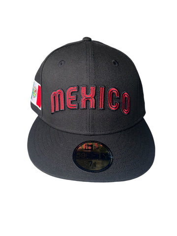 New Era México Béisbol Script Flag Patch 59fifty Fitted